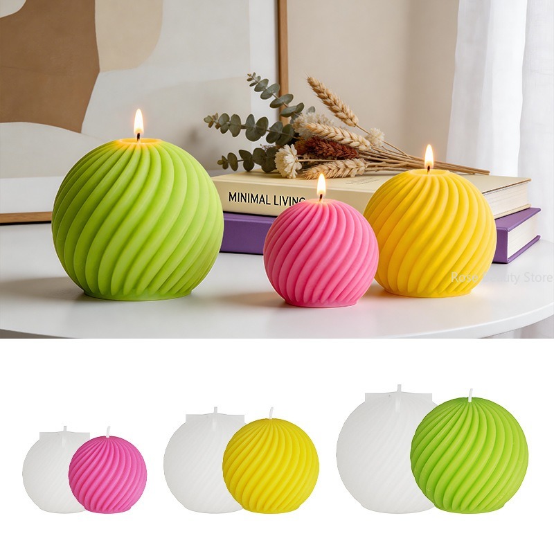 3D Christma Ball Candle Silico - Ice Mold Sphere recension och pris