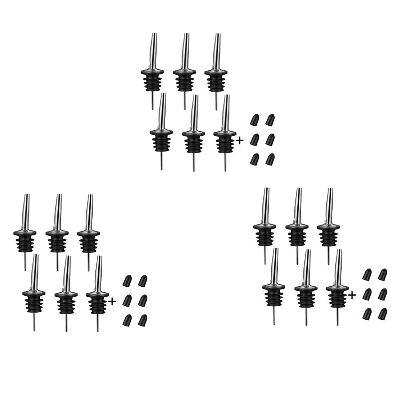 A25F-18Pc Stainless Steel Pour - Speed Pourer Cap recension och pris
