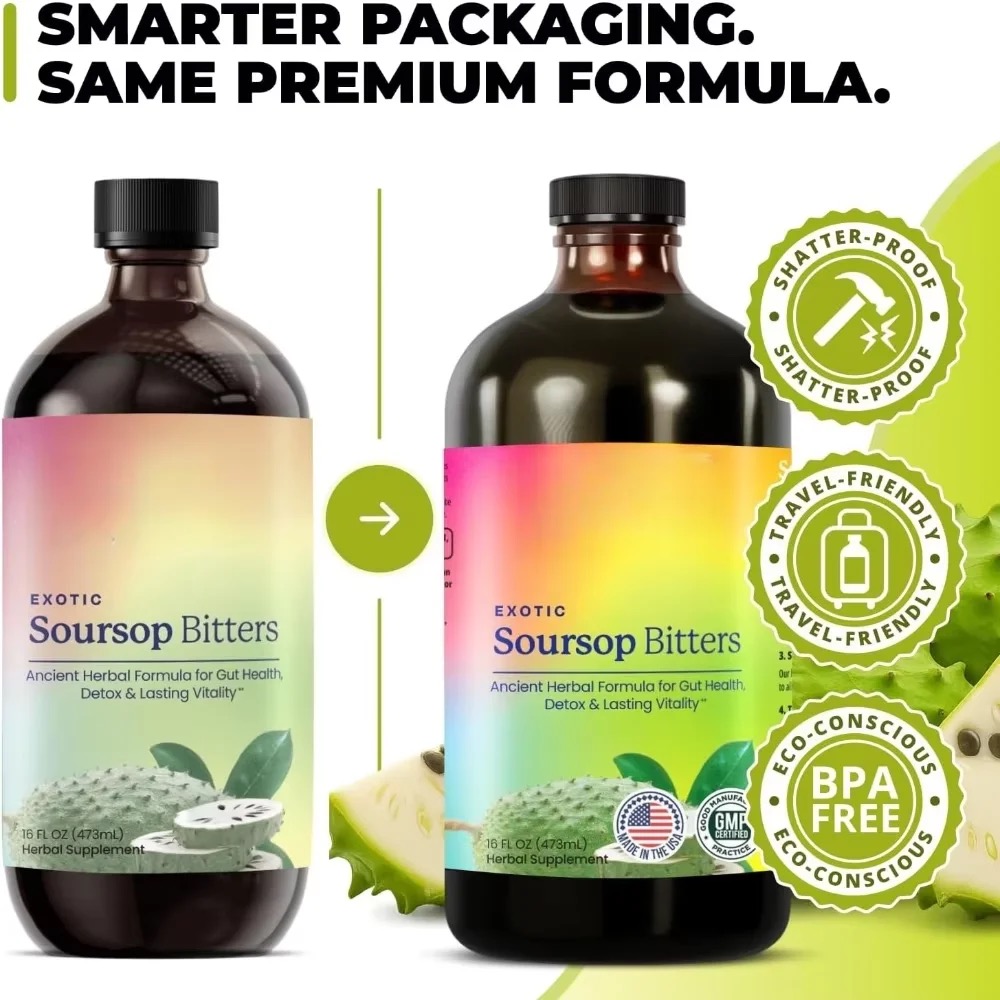 98% High Absorption, Soursop B - Bitters Bottle Set recension och pris