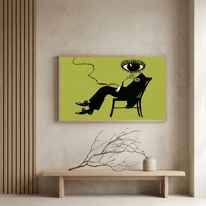 Surreal Abstract Figure Diamon - Home Bar Set recension och pris