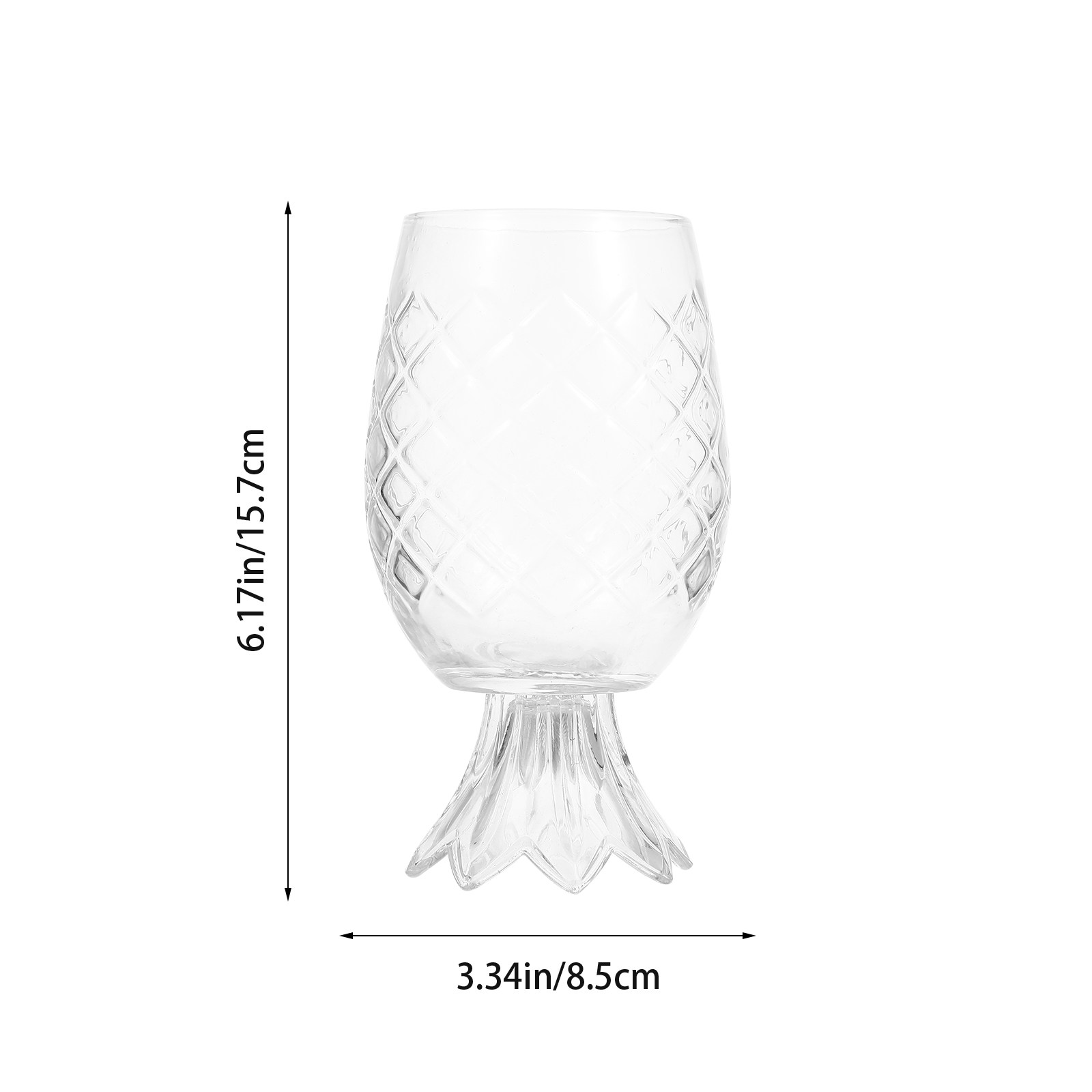 Pineapple Shaped Cocktail Glas - Home Bar Set recension och pris