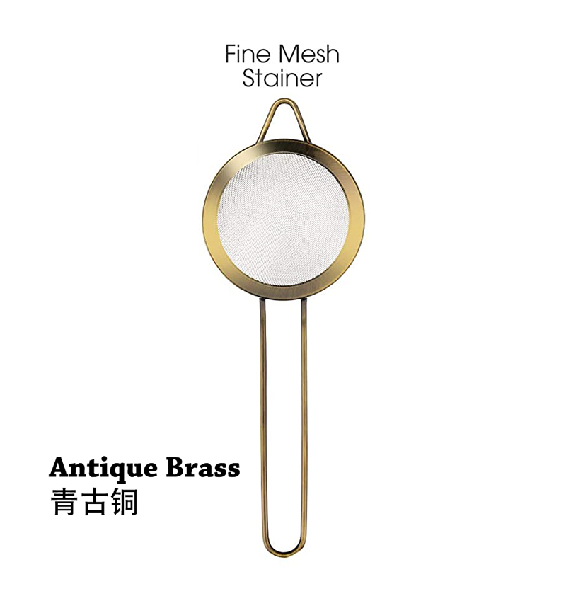 Cocktail Bar Strainer Fine Mes - Bitters Bottle Set recension och pris