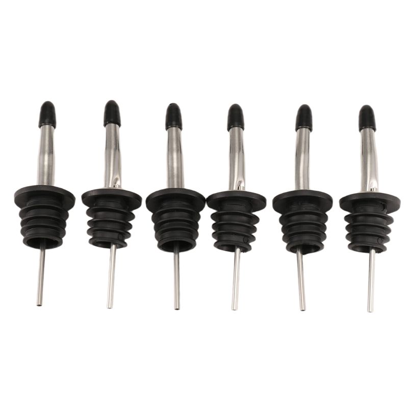 6Pcs Stainless Steel Pourers,S - Speed Pourer Cap recension och pris