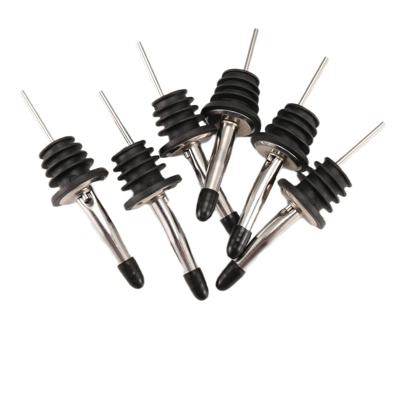 6Pcs Stainless Steel Pourers,S - Speed Pourer Cap recension och pris