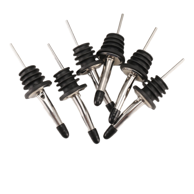AB34-6Pcs Stainless Steel Pour - Speed Pourer Cap recension och pris
