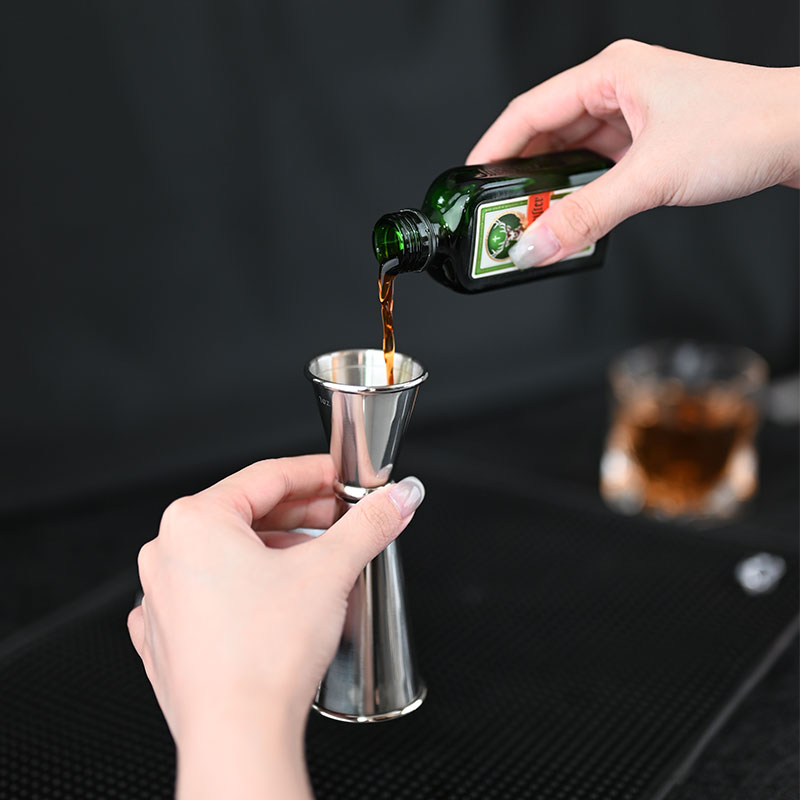 Stainless Steel Double Jigger  - Bitters Bottle Set recension och pris