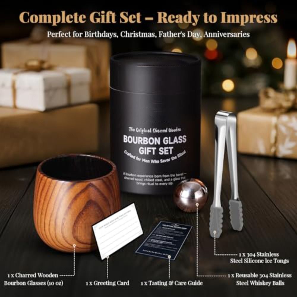 Premium Handmade Whiskey Glass - Home Bar Set recension och pris