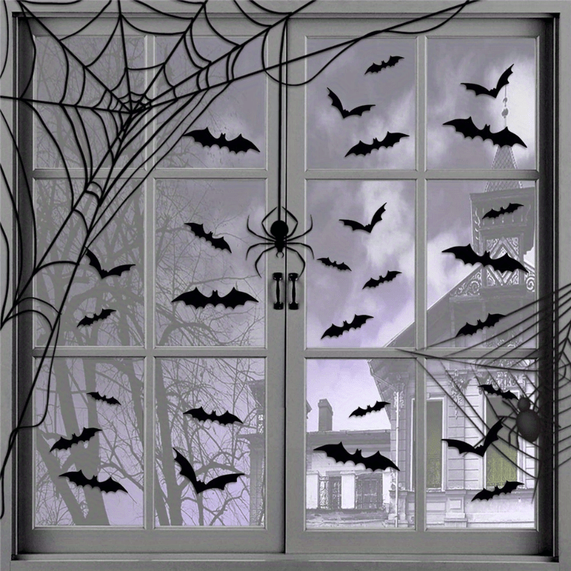 3D Black PVC Bat Halloween Wal - Home Bar Set recension och pris